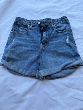 Wild Fable Classic High-Rise Denim Shorts - Blue